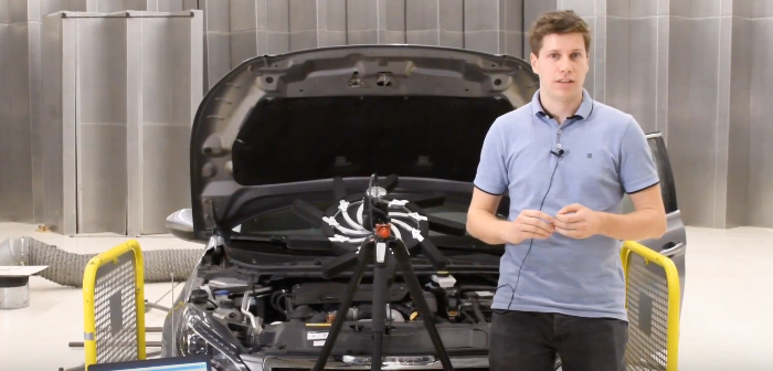 How to localize sound sources on an engine during run up