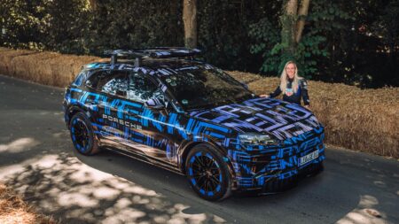 Prototypes take center stage at Goodwood Festival of Speed 2025 The Porsche Cayenne ready to take on the famous hillclimb at the Goodwood Festival of Speed.