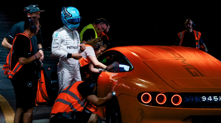 F1-inspired Concept AMG shatters records and drives around the world in eight days F1 inspired Concept AMG shatters records and drives around the world in eight days.