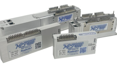 Profile pic of the MPS4264 Gen2 miniature pressure sensor range, against a whit background