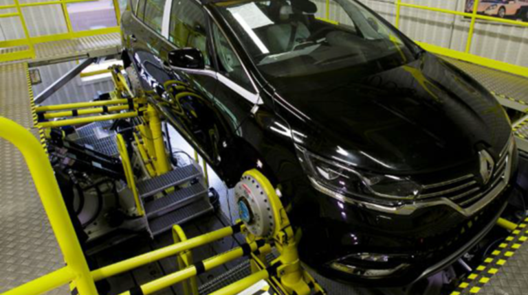 Renault deploys nCode GlyphWorks to optimize durability testing and analysis A Renault vehicle on a testing platform.